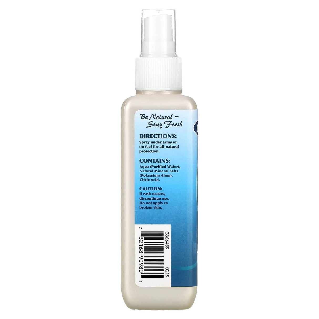Naturally Fresh, Spray Mist, Body Deodorant, 4 fl oz (120 ml) - Supply Center USA