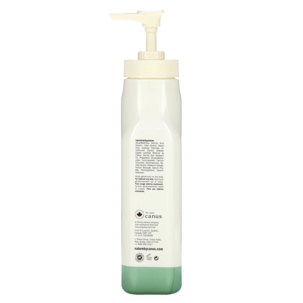 Nature by Canus, Fresh Goat Milk, Creamy Body Lotion, Fragrance Free, 11.8 fl oz (350 ml) - Supply Center USA