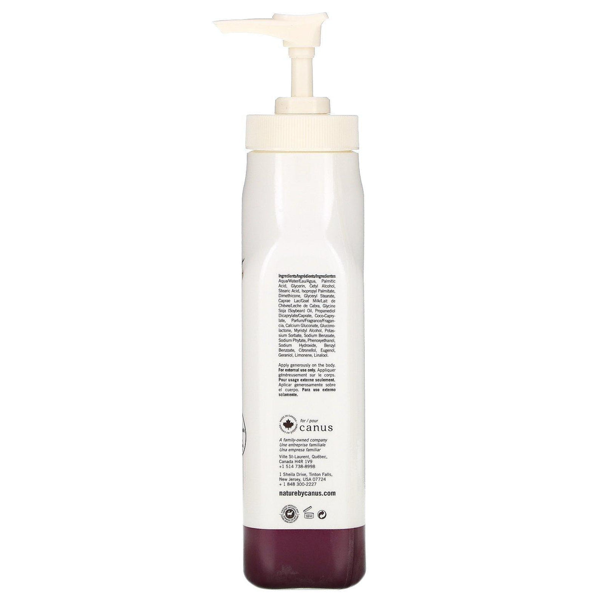 Nature by Canus, Fresh Goat Milk, Creamy Body Lotion, Original, 11.8 fl oz (350 ml) - Supply Center USA