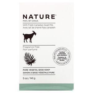 Nature by Canus, Fresh Goat Milk, Soap Bar, Fragrance Free, 5 oz (141 g) - Supply Center USA