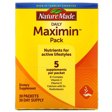 Nature Made, Daily Maximin Pack, 30 Packets - Supply Center USA