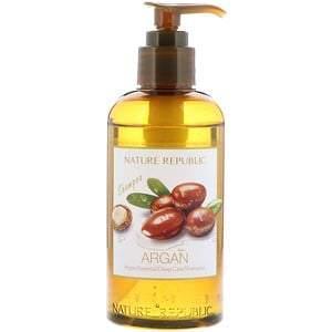 Nature Republic, Argan Essential Deep Care Shampoo, 10.13 fl oz (300 ml) - Supply Center USA