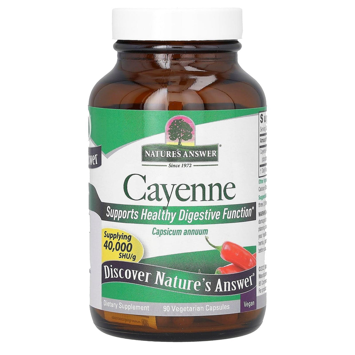 Nature's Answer, Cayenne, 90 Vegetarian Capsules - Supply Center USA