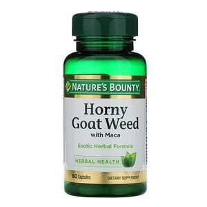 Nature's Bounty, Horny Goat Weed with Maca, 60 Capsules - Supply Center USA