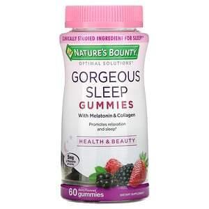 Nature's Bounty, Optimal Solutions, Gorgeous Sleep, Berry Flavored, 60 Gummies - Supply Center USA
