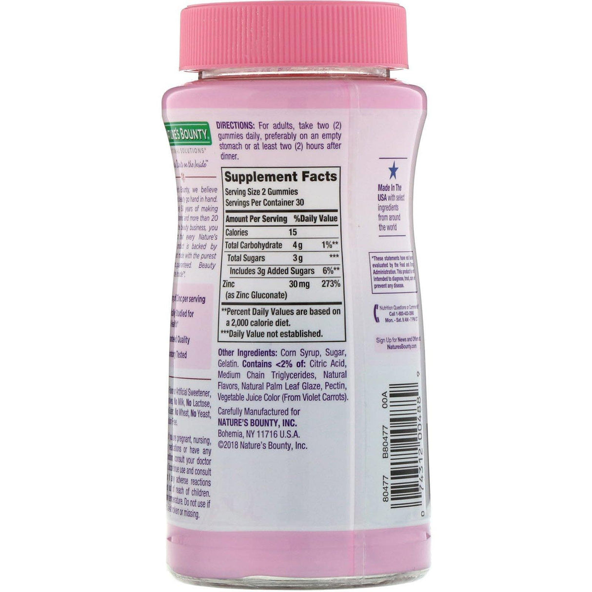 Nature's Bounty, Optimal Solutions, Stunning Complexion, Mixed Berry Flavored, 60 Gummies - Supply Center USA