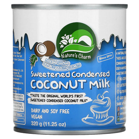 Nature's Charm, Sweetened Condensed Coconut Milk, 11.25 oz (320 g) - Supply Center USA