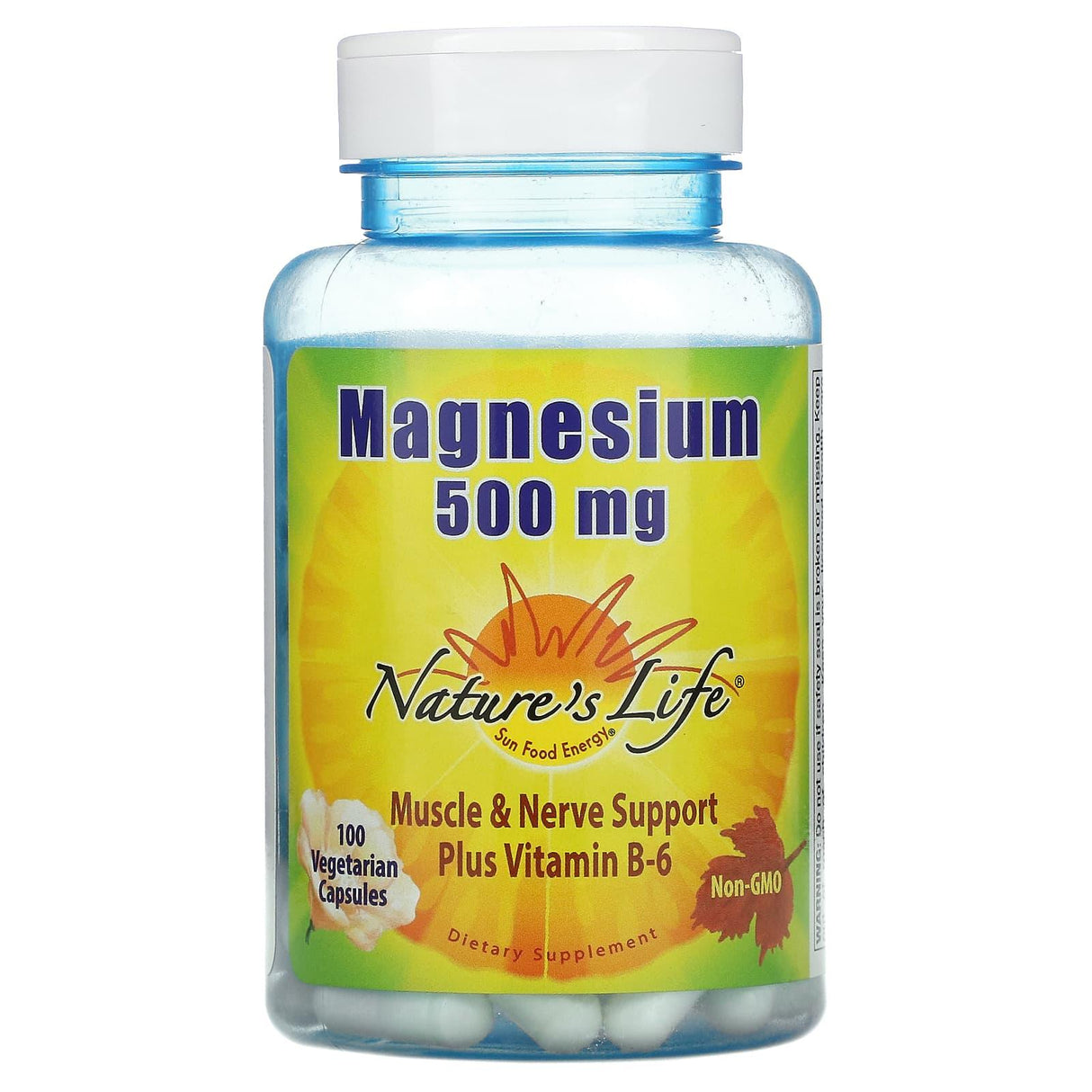 Nature's Life, Magnesium, 500 mg, 100 Vegetarian Capsules - Supply Center USA