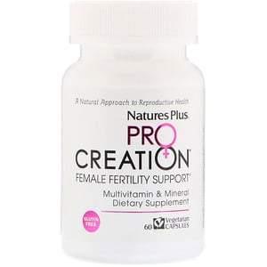 Nature's Plus, ProCreation, Female Fertility Support, 60 Vegetarian Ca ...
