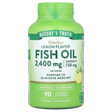 Nature's Truth, Fish Oil, Lemon, 90 Coated Softgels - Supply Center USA