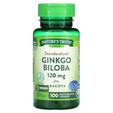 Nature's Truth, Ginkgo Biloba Plus Bacopa, 120 mg, 100 Quick Release Capsules - Supply Center USA