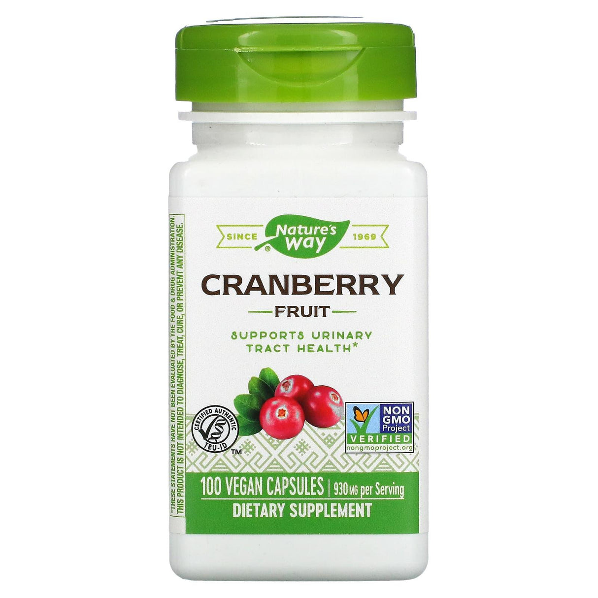Nature's Way, Cranberry Fruit, 465 mg, 180 Vegan Capsules - Supply Center USA