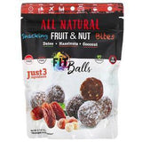 Nature's Wild Organic, All Natural, Snacking Fruit & Nut Bites, Fit Balls, Dates + Hazelnuts + Coconut, 5.1 oz (144 g) - Supply Center USA