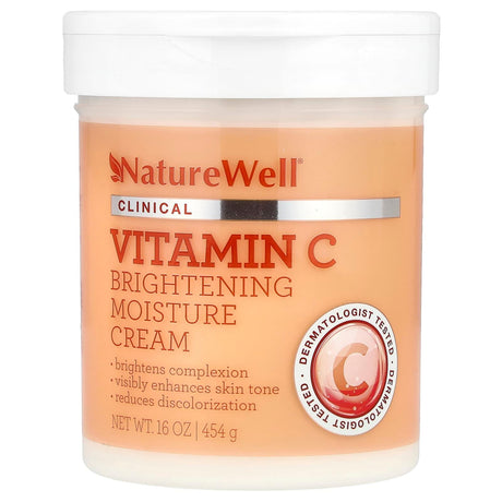 Naturewell, Vitamin C, Brightening Moisture Cream, 16 oz (454 g) - Supply Center USA