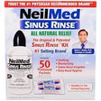 NeilMed, The Original & Patented Sinus Rinse Kit, 50 Premixed Packets, 1 Kit - Supply Center USA
