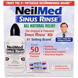 NeilMed, The Original & Patented Sinus Rinse Kit, 50 Premixed Packets, 1 Kit - Supply Center USA