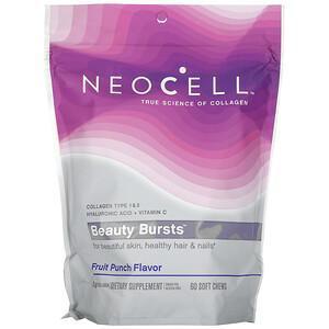 Neocell, Beauty Bursts, Fruit Punch Flavor, 2 g , 60 Soft Chews - Supply Center USA