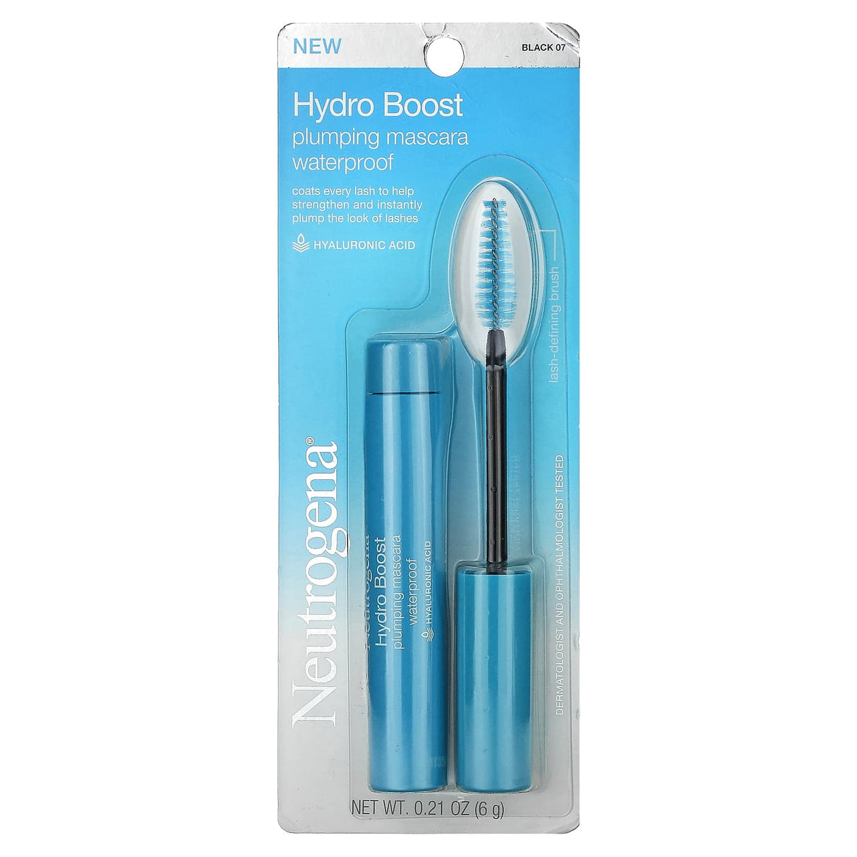 Neutrogena, Hydro Boost Plumping Mascara, Waterproof, Black, 0.21 oz (6 g) - Supply Center USA