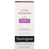 Neutrogena, Oil Free Moisture, Facial Moisturizer with UVA/UVB Protection, Broad Spectrum SPF 35, 2.5 fl oz (73 ml) - Supply Center USA