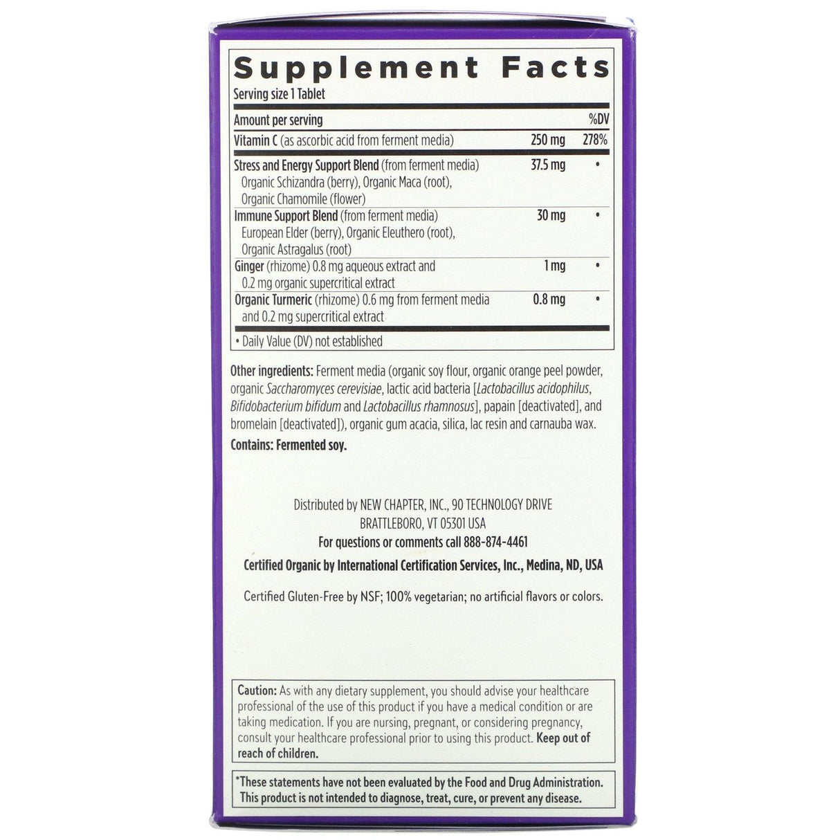 New Chapter, Fermented Activated C Complex, 180 Vegetarian Tablets - Supply Center USA