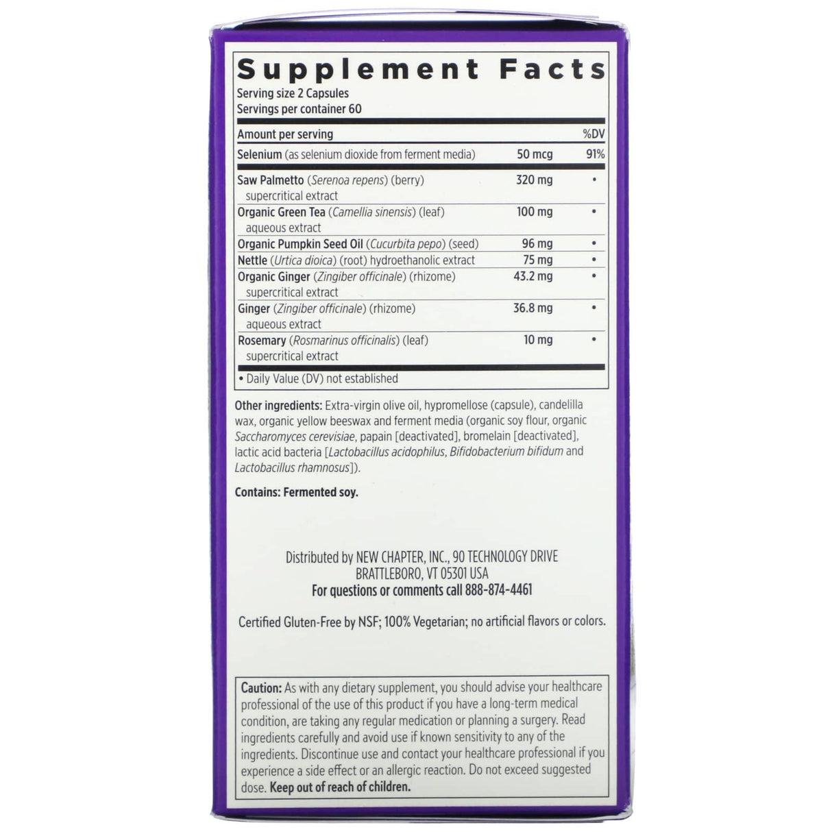 New Chapter, Prostate 5LX, 120 Vegetarian Capsules - Supply Center USA