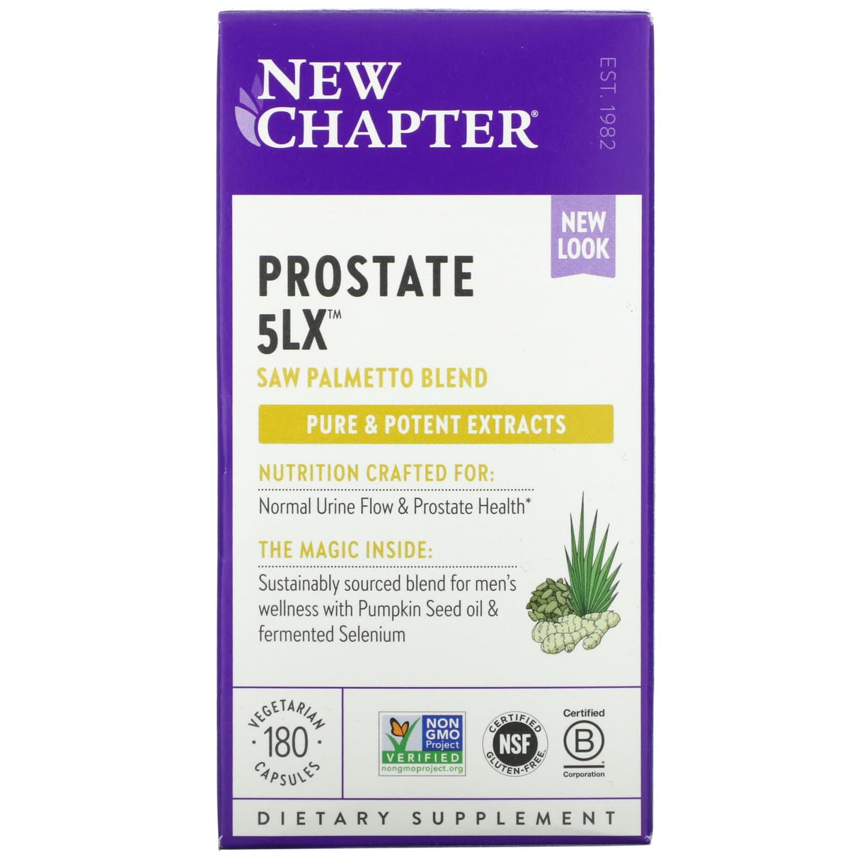 New Chapter, Prostate 5LX, 120 Vegetarian Capsules - Supply Center USA