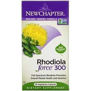 New Chapter, Rhodiola Force 300, 30 Vegetarian Capsules - Supply Center USA