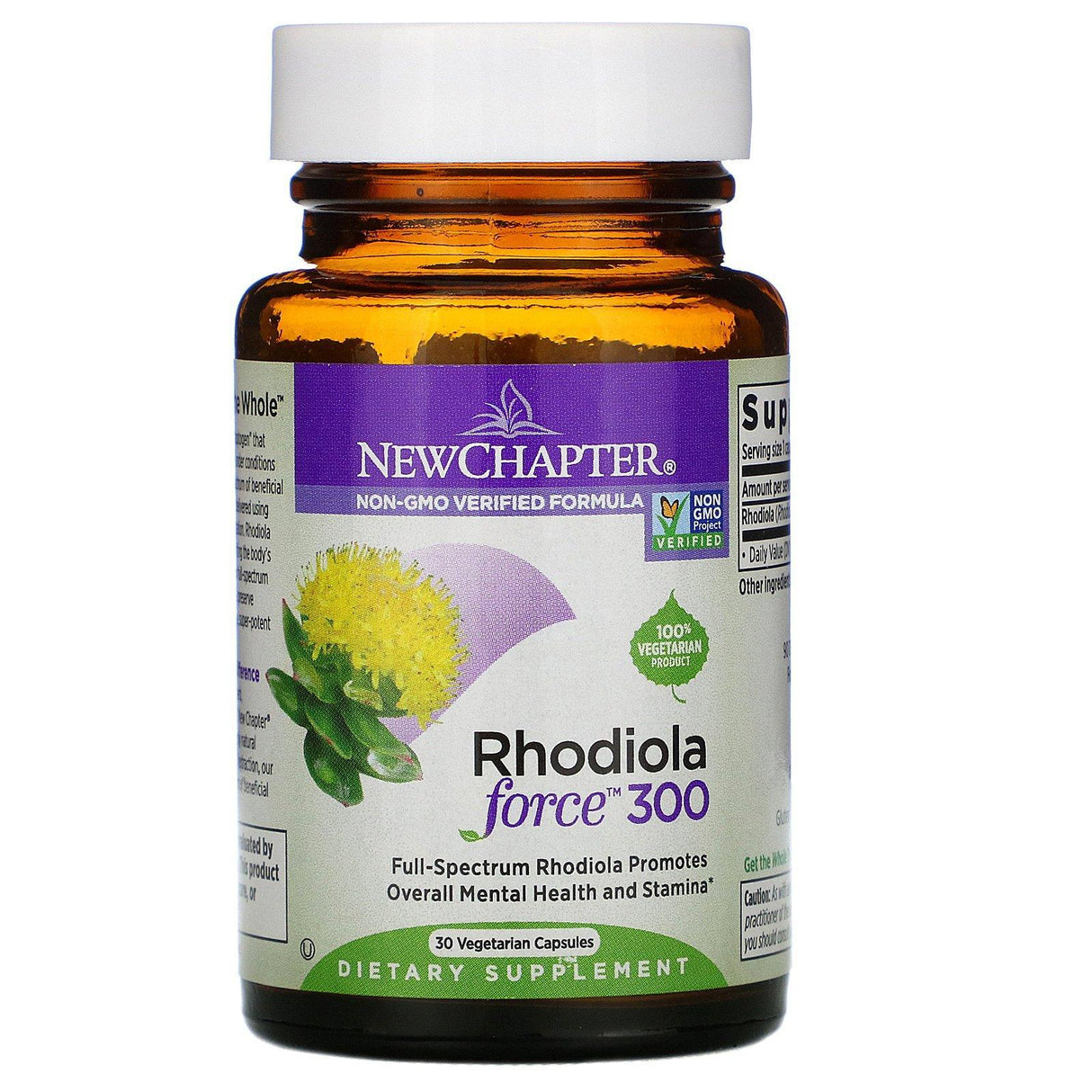 New Chapter, Rhodiola Force 300, 30 Vegetarian Capsules - Supply Center USA