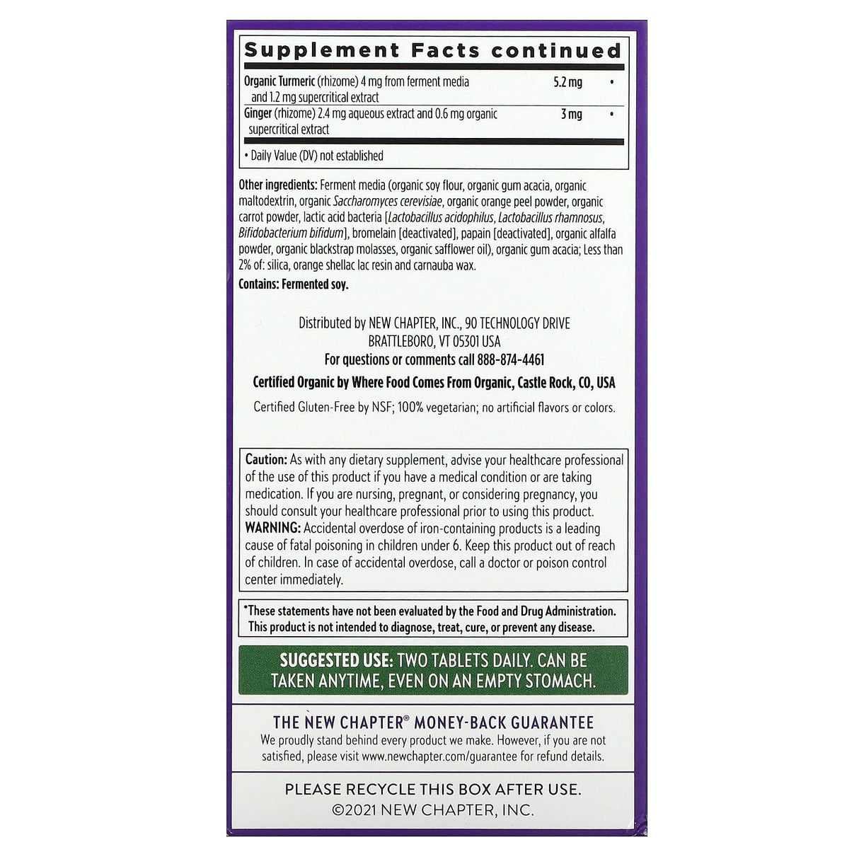New Chapter, Women's Advanced Multivitamin, 120 Vegetarian Tablets - Supply Center USA