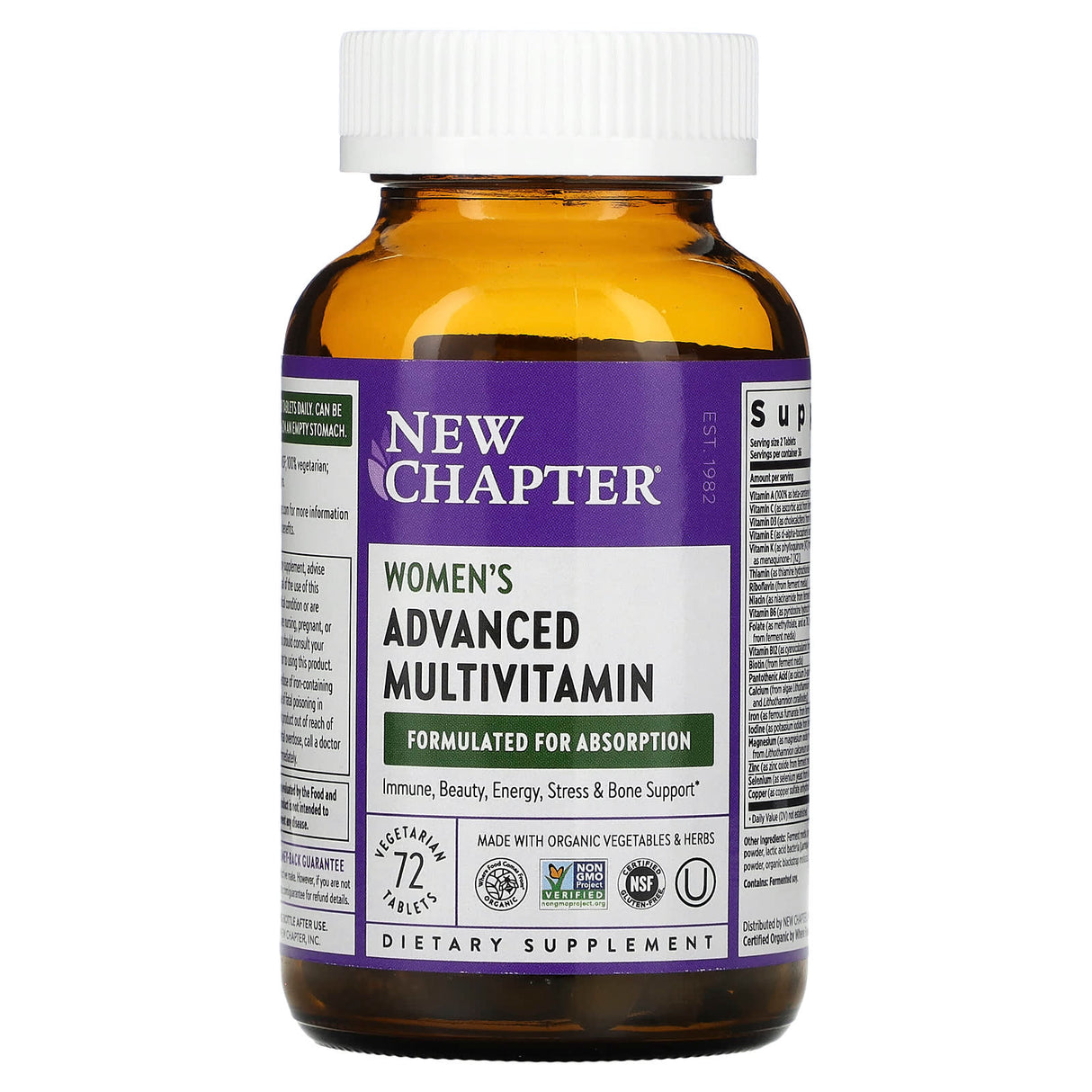 New Chapter, Women's Advanced Multivitamin, 120 Vegetarian Tablets - Supply Center USA
