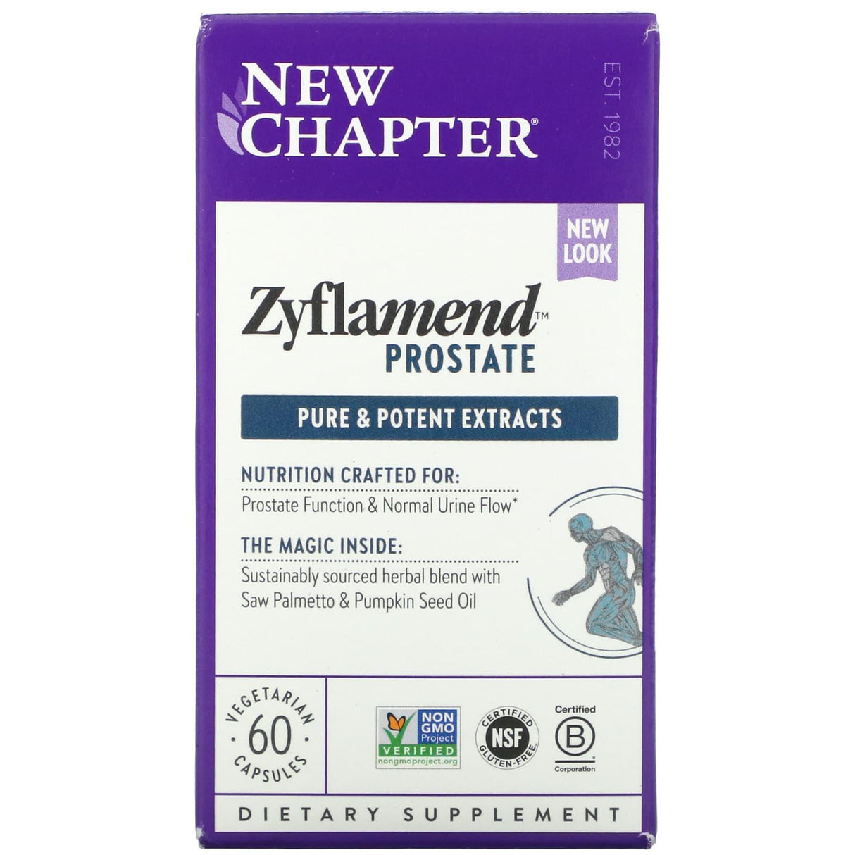 New Chapter, Zyflamend Prostate, 60 Vegetarian Capsules - Supply Center USA