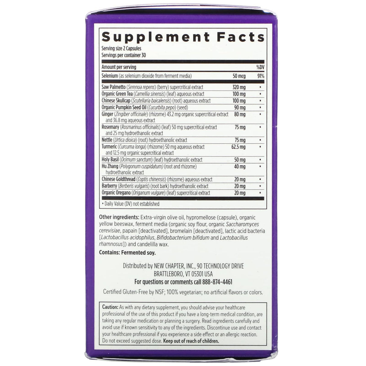 New Chapter, Zyflamend Prostate, 60 Vegetarian Capsules - Supply Center USA