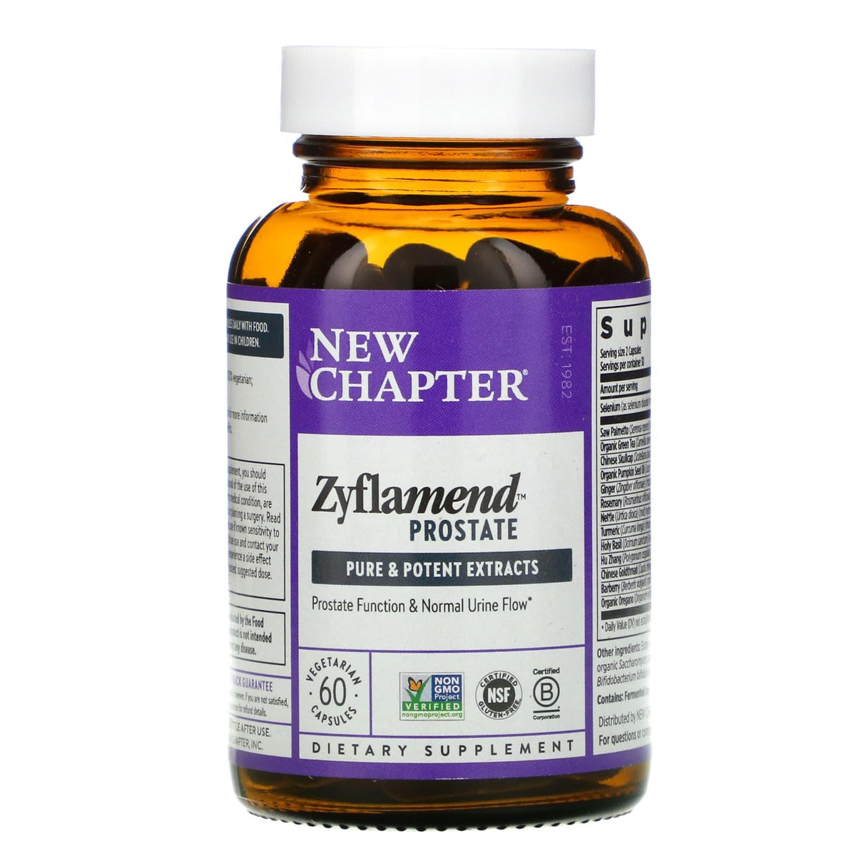 New Chapter, Zyflamend Prostate, 60 Vegetarian Capsules - Supply Center USA