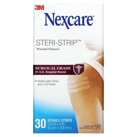 Nexcare, Steri-Strip Wound Closure, 30 Sterile Strips - Supply Center USA