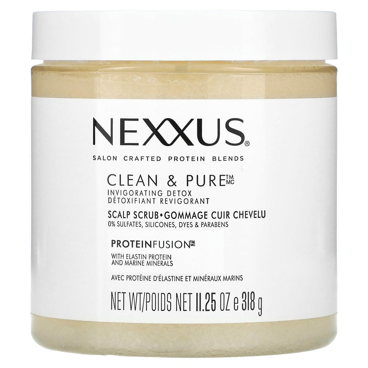 Nexxus, Clean & Pure Scalp Scrub, 11.25 oz (318 g) - Supply Center USA