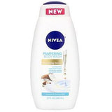 Nivea, Pampering Body Wash, Coconut and Almond Milk, 20 fl oz (591 ml) - Supply Center USA