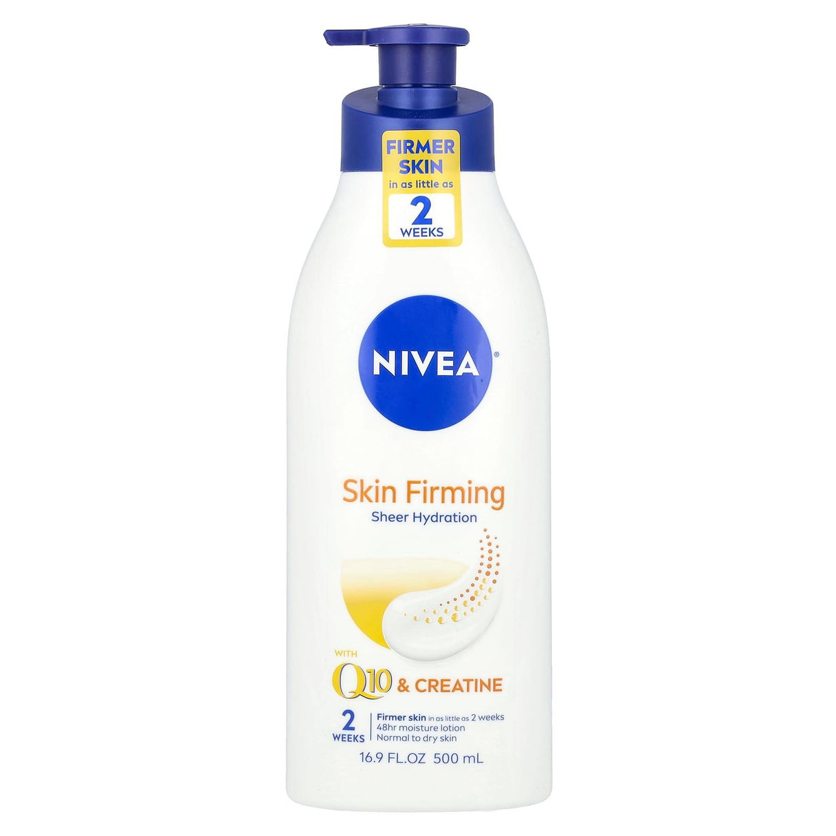 Nivea, Skin Firming Sheer Hydration Body Lotion, 16.9 fl oz (500 ml) - Supply Center USA