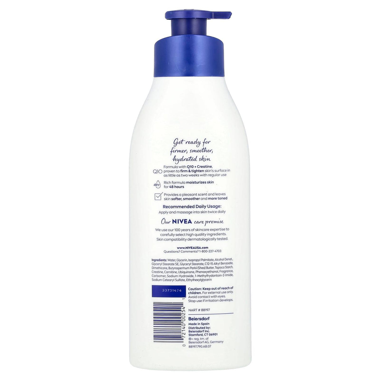 Nivea, Skin Firming Sheer Hydration Body Lotion, 16.9 fl oz (500 ml) - Supply Center USA