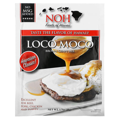 NOH Foods of Hawaii, Loco Moco Brown Gravy Mix, 1.7 oz (48 g) - Supply Center USA