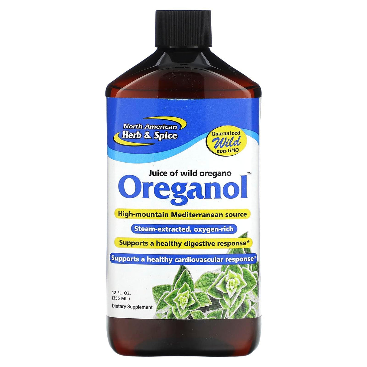 North American Herb & Spice Co., Oreganol, Juice of Wild Oregano, 12 fl oz (355 ml) - Supply Center USA