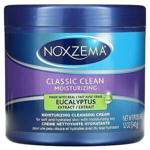 Noxzema, Classic Clean, Moisturizing Cleansing Cream, Eucalyptus, 12 oz (340 g) - Supply Center USA