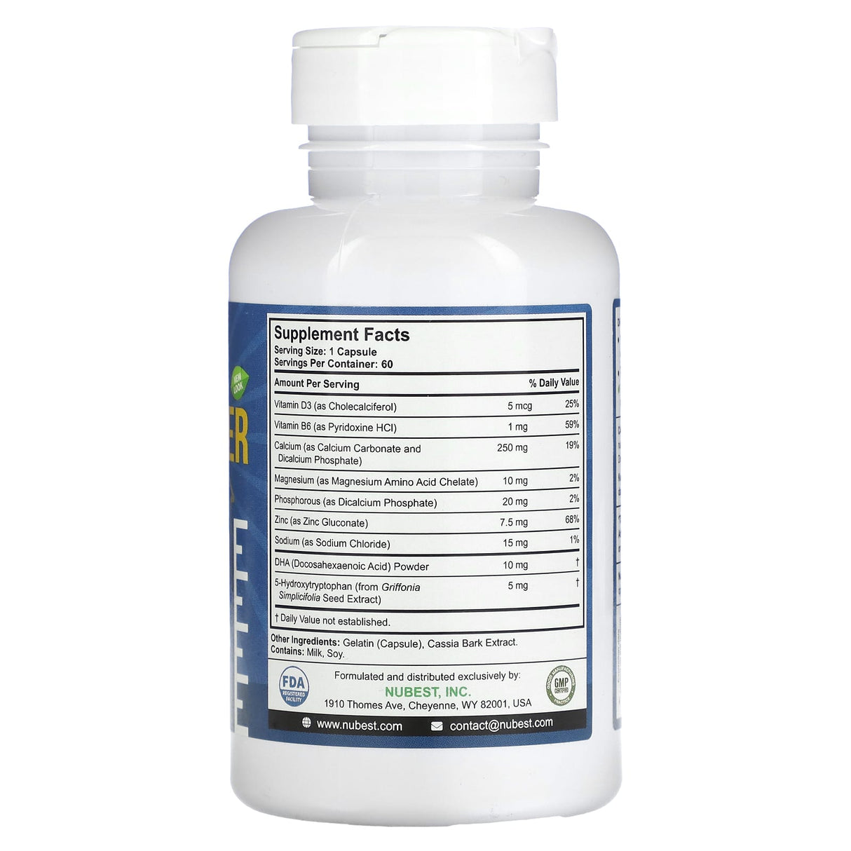 NuBest, Grow Power, Cinnamon, 60 Capsules - Supply Center USA