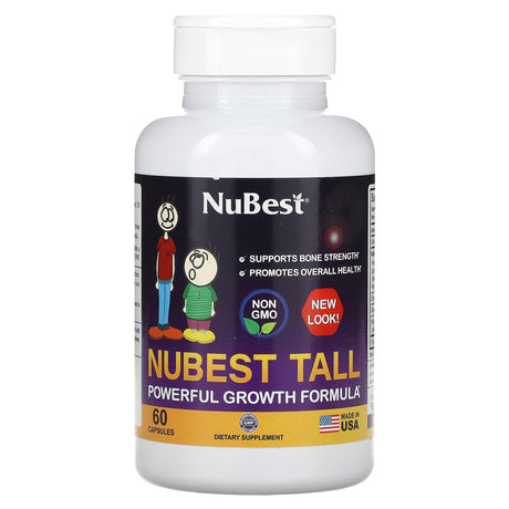 NuBest, Tall, Powerful Growth Formula, 60 Capsules - Supply Center USA