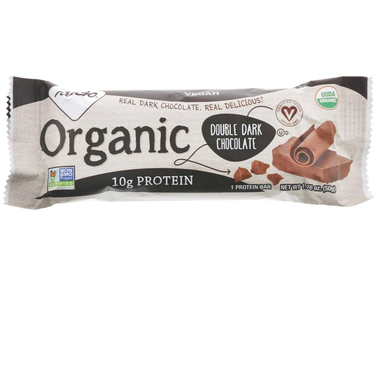 NuGo Nutrition, Organic Protein Bars, Double Dark Chocolate, 12 Bars, 1.76 oz (50 g) Each - Supply Center USA