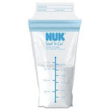 NUK, Seal 'n Go, Breast Milk Bags, 100 Pre-Sterilized Storage Bags, 6 oz (180 ml) Each - Supply Center USA