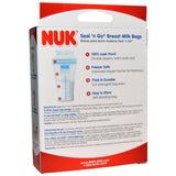 NUK, Seal 'n Go Breast Milk Bags, 25 Storage Bags, 6 oz (180 ml) Each - Supply Center USA