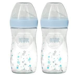 NUK, Simply Natural, Bottles, 1+ Month, Medium, 2 Pack, 9 oz (270 ml) Each - Supply Center USA