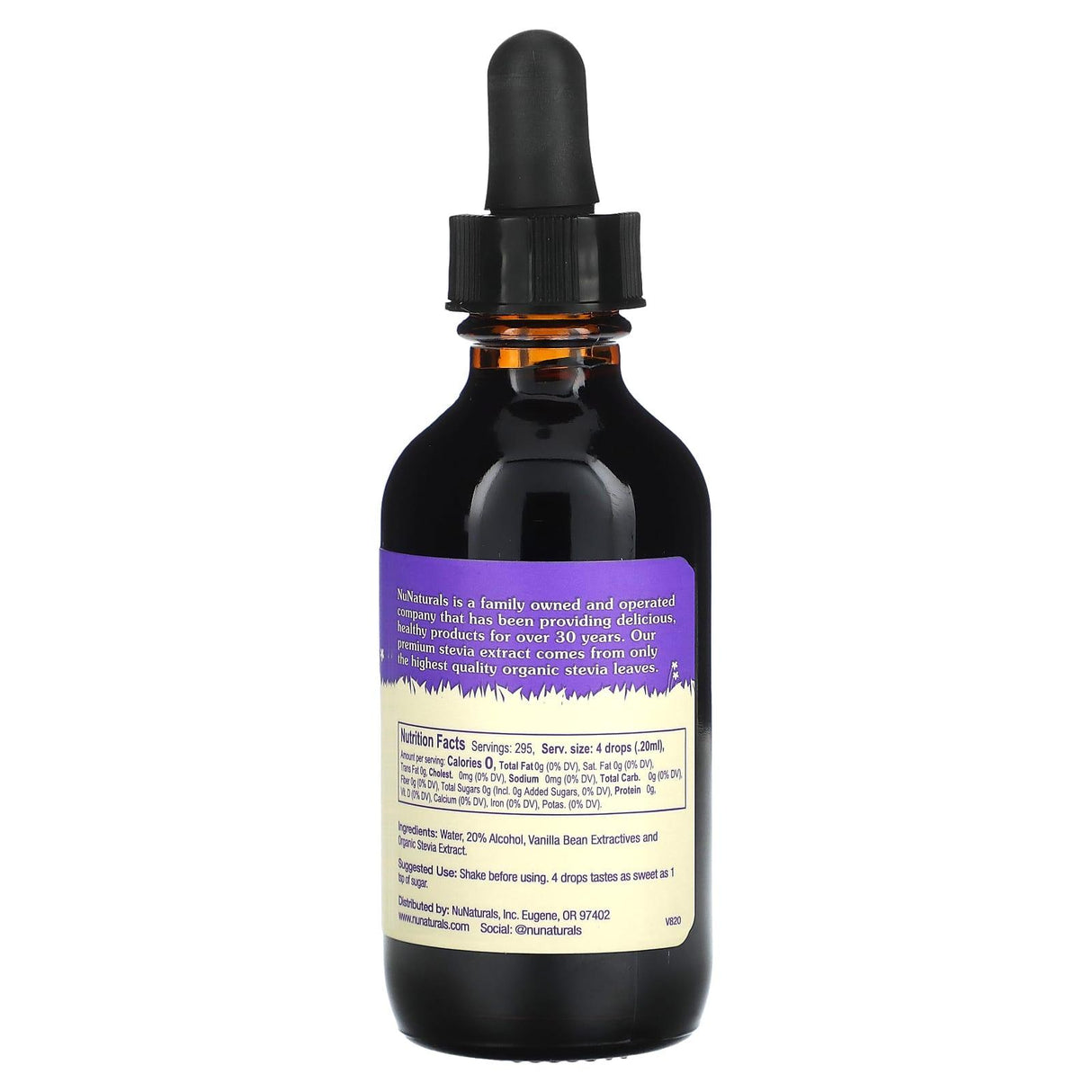 NuNaturals, Vanilla Stevia, 2 fl oz (59 ml) - Supply Center USA