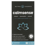 NutraChamps, Calmsense, 60 Easy-To-Swallow Veggie Capsules - Supply Center USA