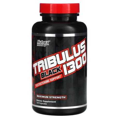 Nutrex Research, Tribulus Black 1300, 120 Capsules - Supply Center USA